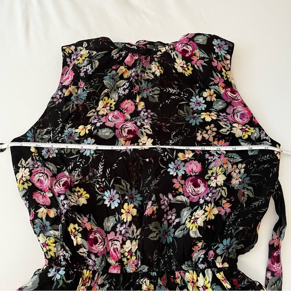 Yumi Kim Black Floral Kiss Me Mini Dress Size XS - Picture 6 of 12